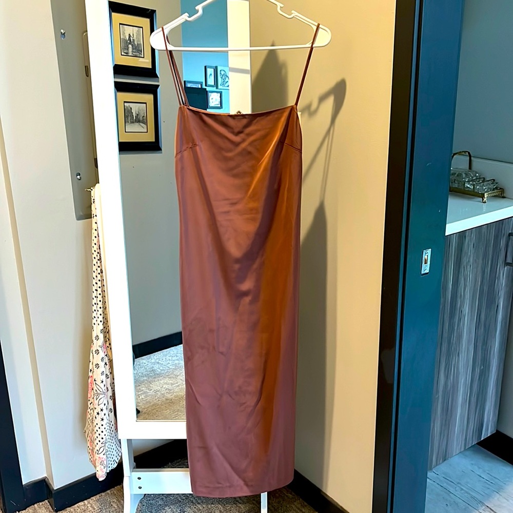 NDB Malia MIDI dress in mauve